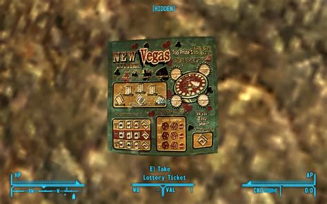 fallout nv lottery ticket|Fallout New Vegas .